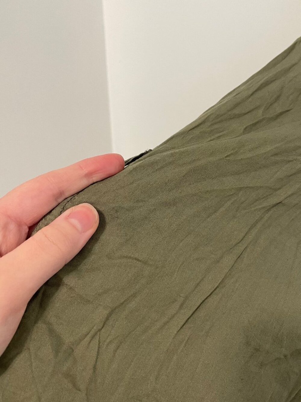 MAEVE ANTHROPOLOGIE Aveiro Safari Shirt Olive Green "Button Down" SNAPS /NO BELT - Picture 14 of 16